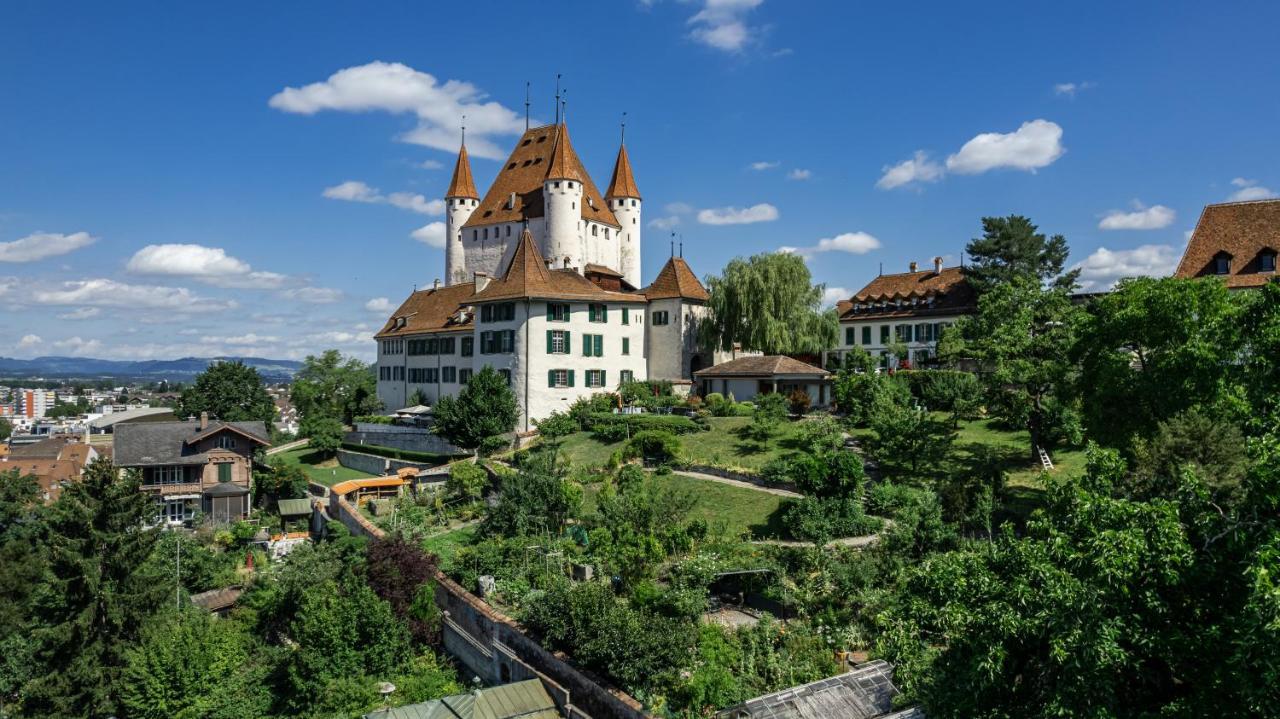 Historische Wohnung Im Herzen Der Thuner Altstadt Exteriör bild