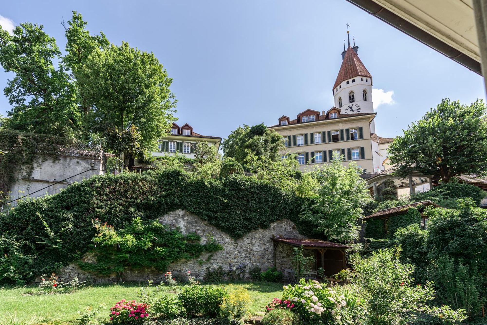 Historische Wohnung Im Herzen Der Thuner Altstadt Exteriör bild