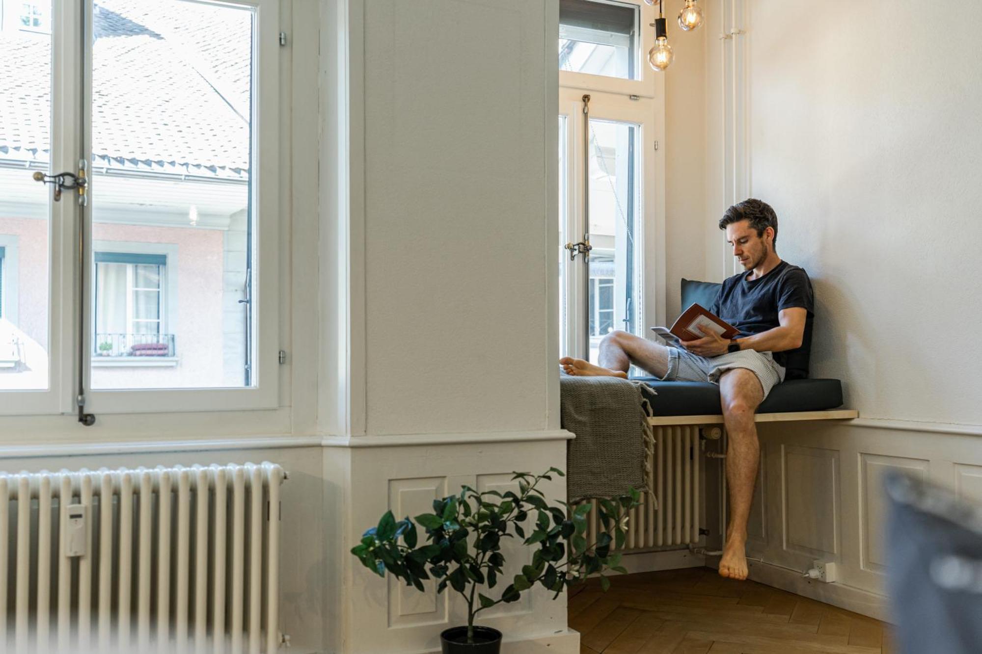 Historische Wohnung Im Herzen Der Thuner Altstadt Exteriör bild