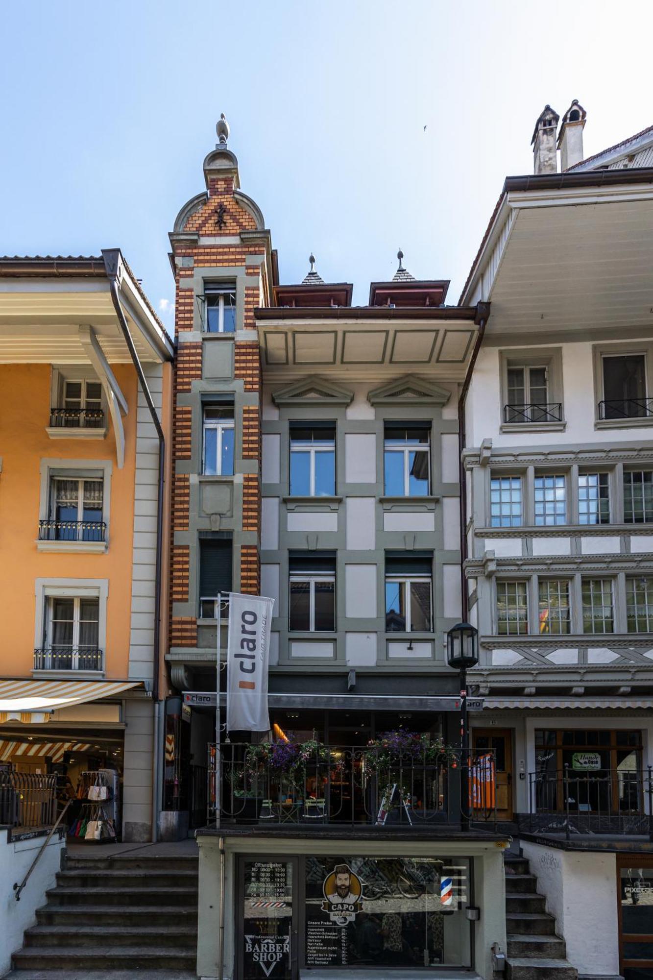 Historische Wohnung Im Herzen Der Thuner Altstadt Exteriör bild